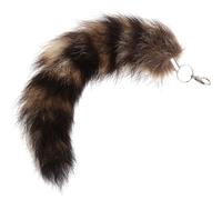 NIHENHAO pour Porte-clés Manteau de Raton Laveur Queues chaîne Porte-clés Porte-clés Cadeau Nouveau