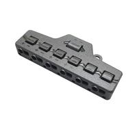 NIHENHAO Répartiteur de fil basse tension 1 entrée 6 sorties LED Bloc de connecteur de fil pour bandes LED Bloc de distribution d'éclairage