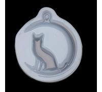 NIHENHAO s Lune pour Chat Forme Résine Silicone Moule Époxy Moulage Moules Cristal Pendentif pour Noël Mariage Anniversaire GIF Silicone