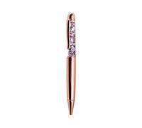 NIHENHAO Stylo à Bille Scintillant en métal de Luxe 10 mm Stylos d'écriture de Signature Encre Noire S Métal