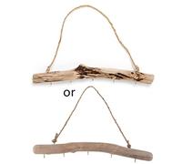 NIHENHAO Support Suspendu de Rangement en Bois Flotté Vintage pour clé Bijoux Crochet de Porte Bois Mural de ménage