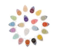 NIHENHAO Tampon encreur Dew Drop à Base d'huile Multicolore Y tampons Papier Artisanat Tissu Nouveau Plastique