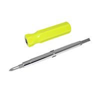 NIHENHAO Tournevis 6 en 1 Tournevis Polyvalent Portable Embout Haute résistance Fendu extérieur Outils de réparation Manuels Quotidiens Acier à Outils ABS