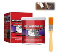 Nihexo 100ml Water-Based Metal Rust Remover, Rust Remover for Metal, Car Chassis Derusting, Multi-Functional Car Metallic Paint Anti-Rust Chassis Universal Rust Converter Gel with Brush (1 Set)