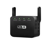 Nihexo 300M 2.4Ghz Dual Band WiFi Extender Zen Booster Internet Range Zenbooster Router, WiFi Signal Booster Amplifier (Black)