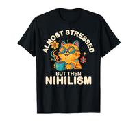 Nihilisme Nihilisme Groovy Cat Nihiliste T-Shirt