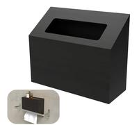 NiHome Housse de boîte à mouchoirs en bois de pin pour essuie-mains Kleenex, design facile à remplir par le bas, support à double usage vertical ou inversé avec base antidérapante pour salle de bain