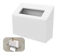 NiHome Housse de boîte à mouchoirs en bois de pin pour essuie-mains Kleenex, design facile à remplir par le bas, support à double usage vertical ou inversé avec base antidérapante pour salle de bain