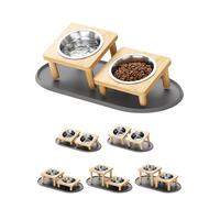 NiHome Lot de 2 gamelles surélevées pour chat
