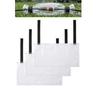 NiHome - Lot de 3 cache-prises d'extérieur résistants aux intempéries pour rallonge - 40 x 25 cm - Protection de sécurité en PVC robuste pour camping-car, alimentation à quai, générateur et lumières