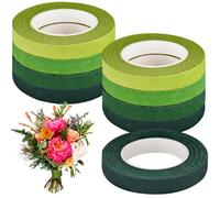 NiHome Lot de 9 rubans adhésifs floraux (vert)