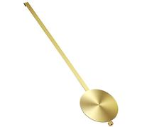 NiHome Pendule de rechange à quartz mécanique traditionnelle en aluminium brillant pour grand-père (doré)