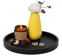 NiHome Plateau de Salle de Bain en Silicone (Noir)