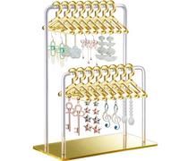 NiHome Support de boucles d'oreilles en acrylique (doré)