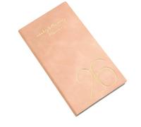 NIHUIFA Agenda scolaire hebdomadaire mensuel 2026 avec couverture souple en cuir, 120 pages lignées, datées pour planification, 9,4 x 17,5 cm