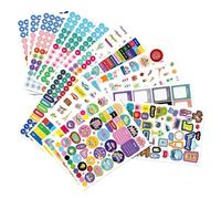 NIHUIFA Lot de 16 feuilles d'autocollants pour décoration de calendrier quotidien et de fêtes