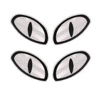 NIHUIFA Lot de 2 autocollants réfléchissants haute visibilité pour piétons et cyclistes la nuit