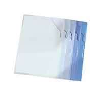 NIHUIFA Lot de 5 pochettes transparentes résistantes aux déchirures pour organiser les fichiers