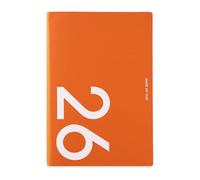 NIHUIFA Planificateur académique 2026 en cuir synthétique - Semainier mensuel - Deux pages par semaine - Ruban marque-pages pour planification quotidienne