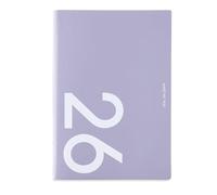 NIHUIFA Planificateur académique 2026 en cuir synthétique - Semainier mensuel - Deux pages par semaine - Ruban marque-pages pour planification quotidienne