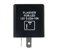 NIHUIFA Relais clignotants LED pour moto - Fréquence réglable - Carré - Clignotant LED