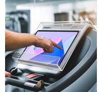 NIHUIFDPY Support de Tablette en Acrylique Transparent pour Tapis de Course et Vélo d'Appartement - Support Portable de Lecture pour Smartphone