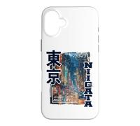 Niigata City Retro Japon Esthétique Rues de Niigata Coque pour iPhone 16 Plus