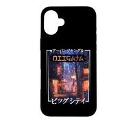 Niigata City Retro Japon Esthétique Rues de Niigata Coque pour iPhone 16 Plus