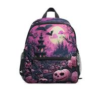Niigeu Citrouille Fantôme De Sucre D'Halloween Sac à Dos Enfant Sac a Dos Fille Garçon 2-7 Ans Cartable Mini Sac Ecole Maternelle Enfants Préscolaire Voyage