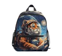 Niigeu Mignon Astronaute De L'Espace Tigre Sac à Dos Enfant Sac a Dos Fille Garçon 2-7 Ans Cartable Mini Sac Ecole Maternelle Enfants Préscolaire Voyage