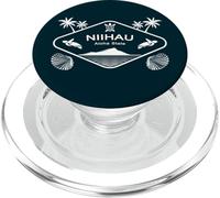 Niihau État d'Aloha Tortue Marine Hawaï Palmiers Cadeau PopSockets PopGrip pour MagSafe