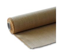 Niik Rouleau de toile 100 % jute brute 106 cm / 10 m rouleaux de peinture rouleau toile à peindre brut