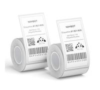 NIIMBOT 2 Rouleaux d'étiquettes pour l'imprimante B1 B21 B3S, Autocollantes Label Paper（50 * 70 2Rolls）