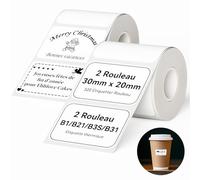 NIIMBOT B1/B2/ B21/ B3S/ B31/B4/K3 Étiquettes, étiquettes adhésives pour bocal，dossier de bureau, école, adresse