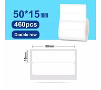 NiiMbot B1/B203 B21/B3s imprimante d'étiquettes étanche Anti-huile résistant à la déchirure étiquette de prix couleur Pure papier d'étiquettes résistant aux rayures - Type 5015mm 460pcs