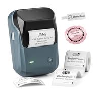 NIIMBOT B1 Étiqueteuse Portable, Identification Automatique pour Larges Étiquettes Autocollante, Facile à Utiliser pour Le Bureau, la Maison, Les Affaires (avec étiquette 50x30mm)
