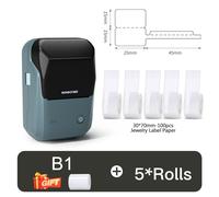 Niimbot B1 imprimante d'étiquettes thermiques Bluetooth Portable d'étiquettes de poche code à barres QR Code auto-adhésif autocollant étiqueteuse - Type DB-JewelryWhite-5