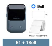 Niimbot B1 Mini imprimante thermique auto-adhésive Portable imprimante sans fil Bluetooth autocollants imprimante sans encre pour le bureau - Type B1 1Roll