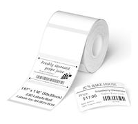 NIIMBOT B21 Rouleau de 230 étiquettes autocollantes en papier pour imprimante étiqueteuse B21/B3S Blanc 50 x 30 mm