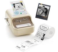 NIIMBOT B21Pro Imprimante d'étiquettes avec étiquettes plus grandes 300 DPI HD Imprimante photo pour photos, notes, graphiques d'étude, pour la maison, le bureau ou les projets de bricolage