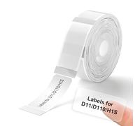 NIIMBOT D11 D10 D101 H1S Lot de 210 étiquettes/rouleau de papier pour étiqueteuse thermique 14 x 30mm (transparent)