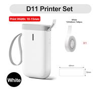 Niimbot D11 D110 D101 H1S Mini imprimante thermique d'étiquettes de poche USB Bluetooth étiquette bâton imprimante sans encre bricolage nom étiquette de prix - Type D11 White