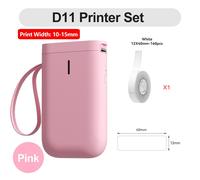 Niimbot D11 D110 D101 H1S Mini imprimante thermique d'étiquettes de poche USB Bluetooth étiquette bâton imprimante sans encre bricolage nom étiquette de prix - Type D11 Pink