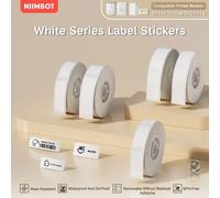 NiimBot D11/D110/D101 interrupteur qui brille dans le noir autocollants pour la maison rouleau d'étiquettes thermiques papier d'impression pour imprimante d'étiquettes thermiques