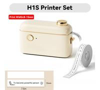 Niimbot D110/D11/H1S Mini imprimante d'étiquettes thermiques Portable de papier sans fil Machine d'autocollant étiqueteuse sans encre pour bureau maison - Type H1S