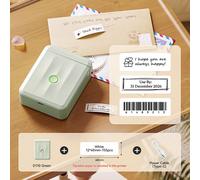 Niimbot D110/D11/H1S Mini imprimante d'étiquettes thermiques Portable de papier sans fil Machine d'autocollant étiqueteuse sans encre pour bureau maison - Type D110 Green