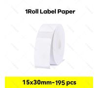 Niimbot D110 étiqueteuse ruban autocollant D11 étiquettes papier auto-adhésif étanche blanc Niimbot D101 pour imprimante Niimbot - Type 1Roll 15x30mm