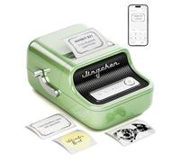 NIIMBOT Étiqueteuse avec 1 Rouleau de Ruban adhésif B21 Vintage de 5 cm de Largeur pour imprimante d'étiquettes Thermiques Professionnelles (Vert)