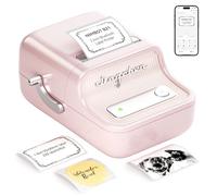 NIIMBOT Étiqueteuse B21, imprimante d'étiquettes Bluetooth sans encre, machine d'autocollants thermiques portables de 5,1 cm pour petite entreprise, pot Marson, logo, vêtements, courrier, bougies et