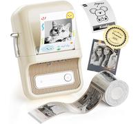 NIIMBOT Etiqueteuse B21 Pro, 300 DPI Imprimante d'étiquettes Autocollant Thermique sans Encre, avec Etiquettes pour la Maison, la Cuisine, Le Bureau et Les Entreprises